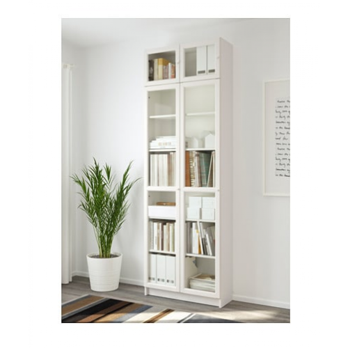 IKEA BILLY / OXBERG Bookcase 80x237x30cm White IKEA BILLY / OXBERG Bookcase 80x237x30cm White